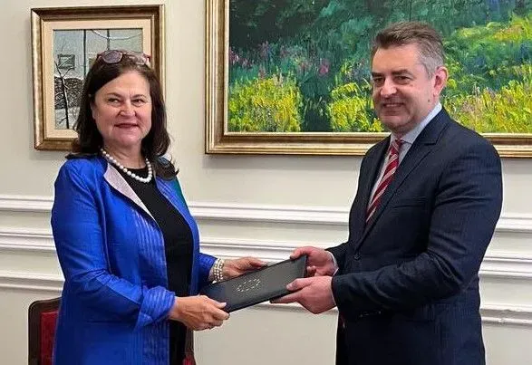 Новый посол ЕС Катарина Матернова официально начала свою дипломатическую миссию в Украине