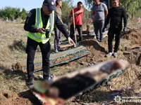 На Харківщині поліція ексгумувала тіло закатованого росіянами підприємця