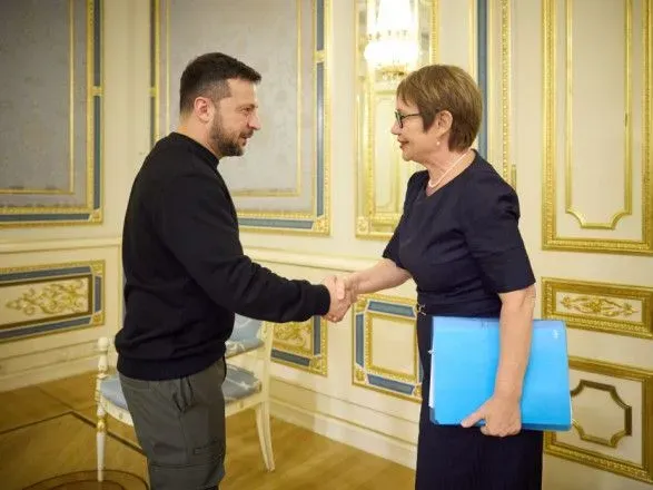 Зеленский в Киеве встретился с президентом ЕБРР в Киеве