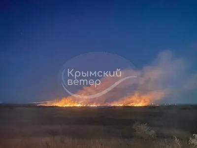У Криму палає: горить поблизу Старокримського полігону