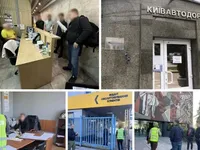 Обвал конструкцій Дегтярівського мосту: у департаменті КМДА та Київавтодорі проводять обшуки