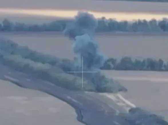 Появилось видео, как ВСУ метко уничтожают российскую САУ