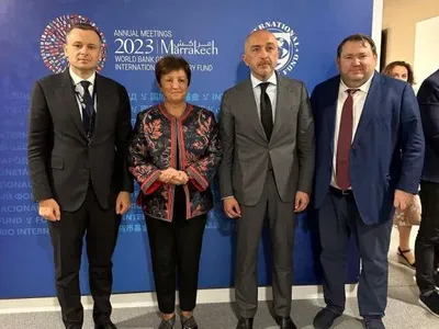 Министр финансов Украины Марченко провел встречи с руководством МВФ в Марокко