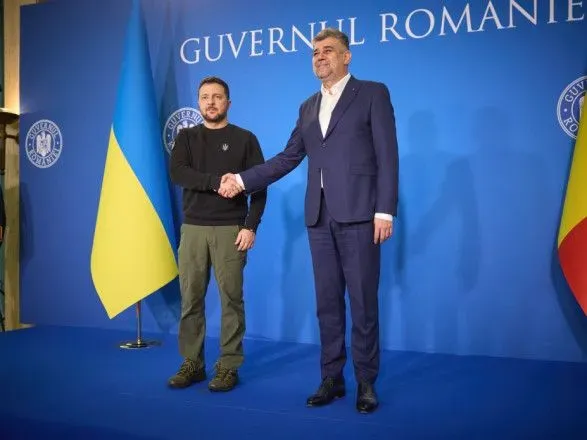 Зеленский обсудил с главой правительства Румынии оборонную поддержку Украины