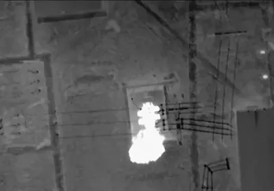 Живила військові об‘єкти рф: у СБУ показали відео успішної атаки на електричну підстанцію Красна Яруга