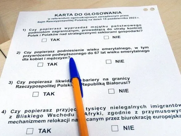У Польщі оприлюднили попередні результати референдуму, який провалився