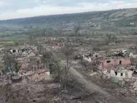 "Сплошные руины": десантники показали кадры освобожденной Клещеевки сверху