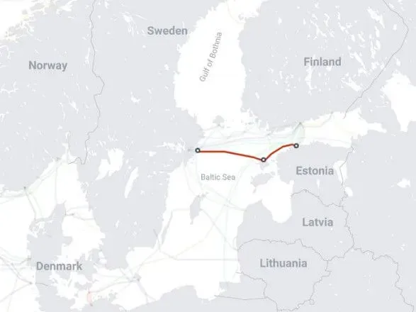 Підводний телекомунікаційний кабель між Швецією та Естонією пошкоджено через зовнішнє втручання - Міноборони Швеції