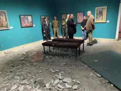 Будівля Художнього музею в Одесі зазнала пошкоджень через ворожий удар