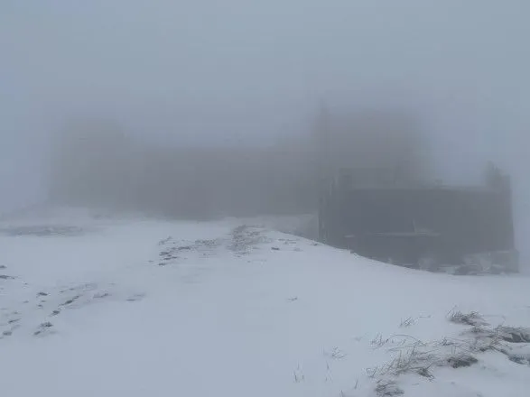 У Карпати прийшла зима: сніжне відео