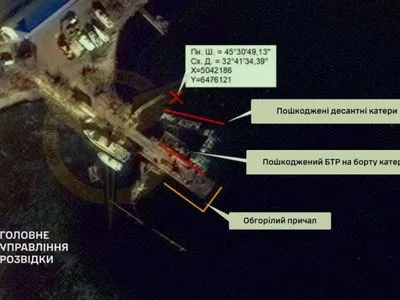 Пораженные в оккупированном Крыму десантные катера рф пошли на дно - разведка