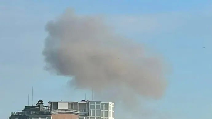 Взрывы в Киеве, работает противовоздушная оборона