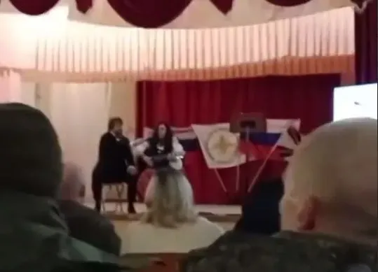 Смертельный концерт на оккупированной Донетчине: появились кадры "прилета" по российским военным