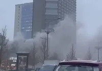 У центрі москви палає ресторан: відвідувачів евакуювали