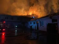 Large fire engulfs market in Khmilnyk, Vinnytsia region
