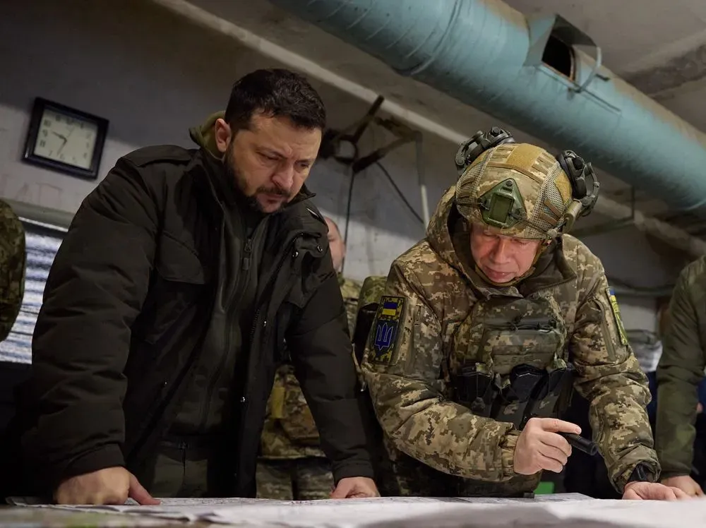 Zelensky visited the forward command post of The Defenders of Kupyansk