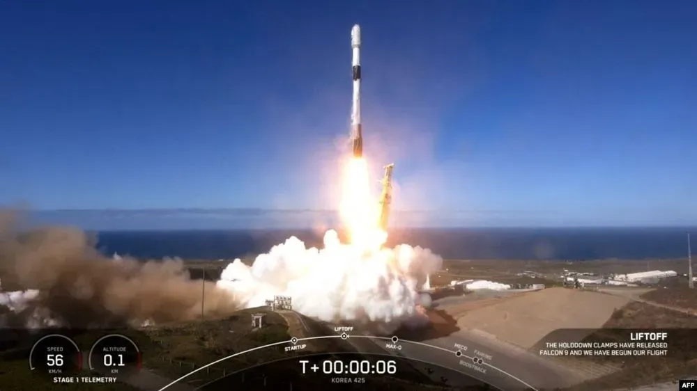 Южная Корея запустила первый разведывательный спутник с помощью SpaceX