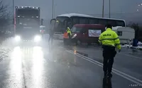 650 грузовиков в очереди на границе со стороны Словакии из-за блокады дальнобойщиков