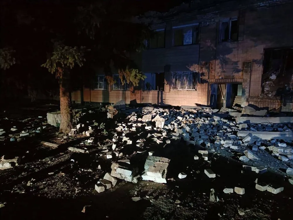 Occupants attacked Kharkiv region with "shaheds" at night: one person wounded, cultural center damaged