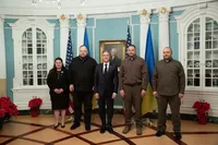 Українська делегація у США зустрілась з держсекретарем Блінкеном та міністром оборони Остіним: говорили про виробництво зброї та посилення ППО