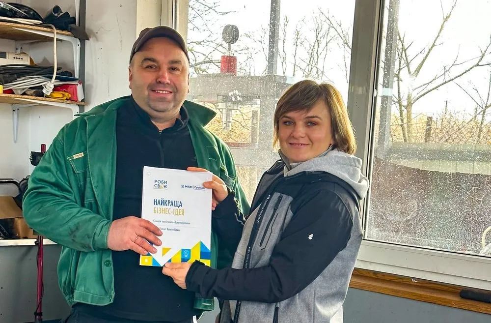 The winner of the "Do Your Own" contest opened a service station in a village in Ternopil region: customers travel 100 km to get to a car mechanic
