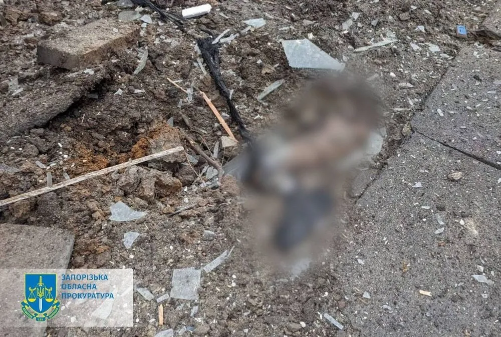 Woman killed by Russian shelling in Zaporizhzhia; criminal investigation launched