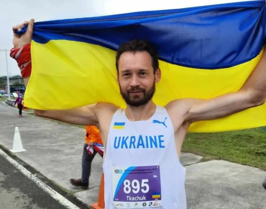 Ukrainian serviceman Andriy Tkachuk wins bronze at the World Championships in daily running