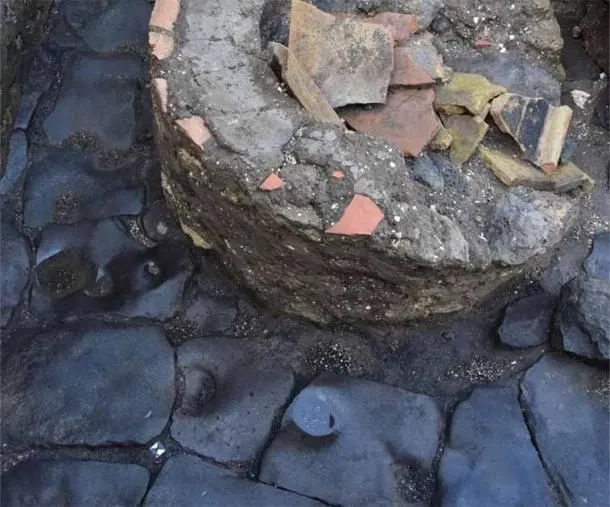 Archaeologists in Pompeii found a "prison bakery" where slaves worked