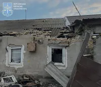 Smashed windows and shattered roofs: the OVA showed the consequences of the morning attack on a residential area of Kherson