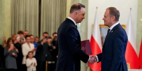 Президент Польши привел к присяге новоизбранного премьер-министра Дональда Туска и министров