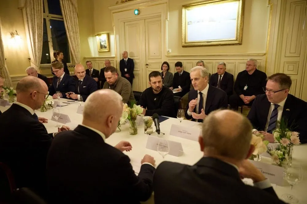 Cooperation in the defense industry and reconstruction: Zelenskyy meets with Norwegian business representatives