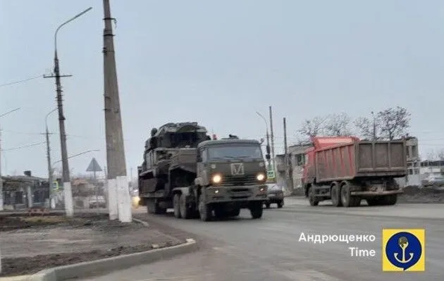 россияне перебрасывают военную технику на Бердянское направление - Андрющенко
