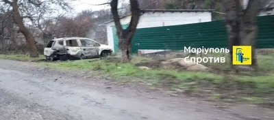 Guerrillas blow up car with Russian officer in occupied Mariupol - Andriushchenko