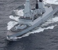 British destroyer shoots down an unknown drone in the Red Sea 