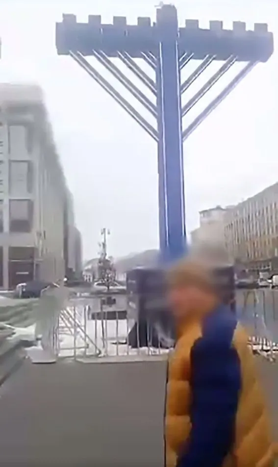 man-detained-in-kyiv-for-desecrating-hanukkah-statue-on-maidan-nezalezhnosti