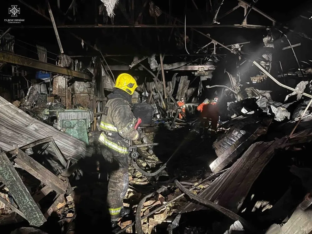 Enemy attack on Kyiv region: rescuers show the consequences
