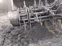 Armtrac 400 demining vehicle hits a powerful mine in Kharkiv region