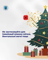 Safe Christmas tree: the Ministry of Internal Affairs reminds of safety rules