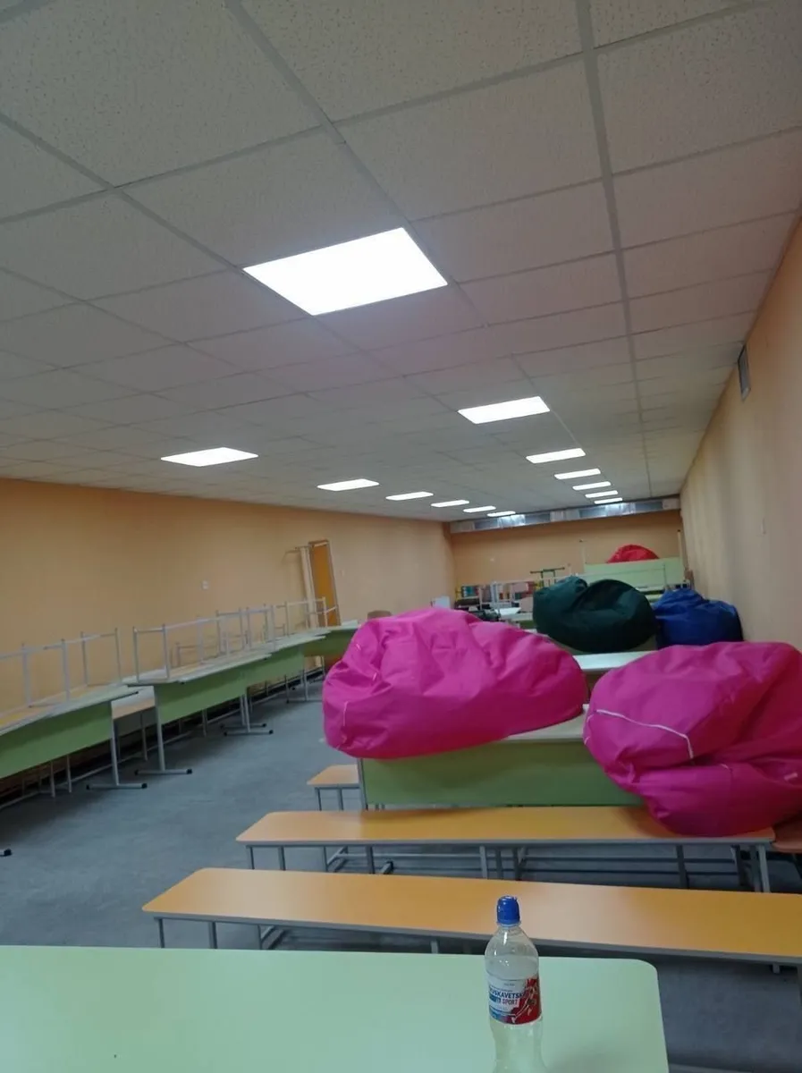 Школьное укрытие в Киеве восстановили после обвала потолка - КГВА