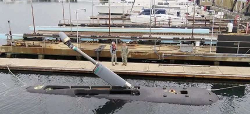 The Navy has received the first robotic submarine