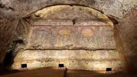 В Риме археологи обнаружили в роскошном доме мозаику, изготовленную из ракушек