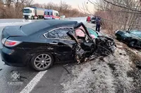 Six cars collided in Dnipropetrovs'k region: six people were injured