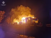 Two churches burned on Christmas Day in Kyiv region 