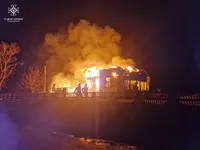 Two churches burned on Christmas Day in Kyiv region
