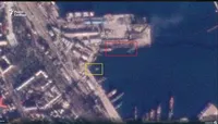 Как выглядит порт в Феодосии после атаки - спутниковые снимки