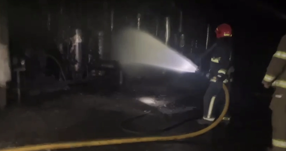 40 square meters of fuel oil burned in Ivano-Frankivsk region