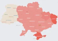 Більшість території України охопила повітряна тривога. ПС ЗСУ попереджають про запуск ворожих ракет