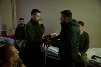 Thank you for fighting so hard: Zelensky visits wounded soldiers in Donetsk region