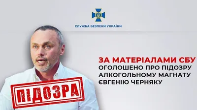 Алкогольного магната Евгения Черняка заподозрили в финансировании вооруженной агрессии рф