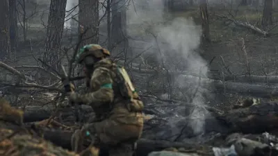 Оккупанты хотят иметь преимущество в Серебрянском лесу, поэтому бомбардируют его - Лысогор